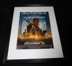 Terminator Genisys 2015 Framed 11x14 ORIGINAL Advertisement Schwarzenegger