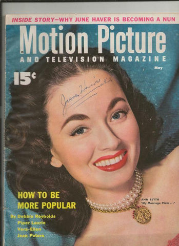 ORIGINAL Vintage May 1953 Motion Picture and TV Magazine Ann Blyth 