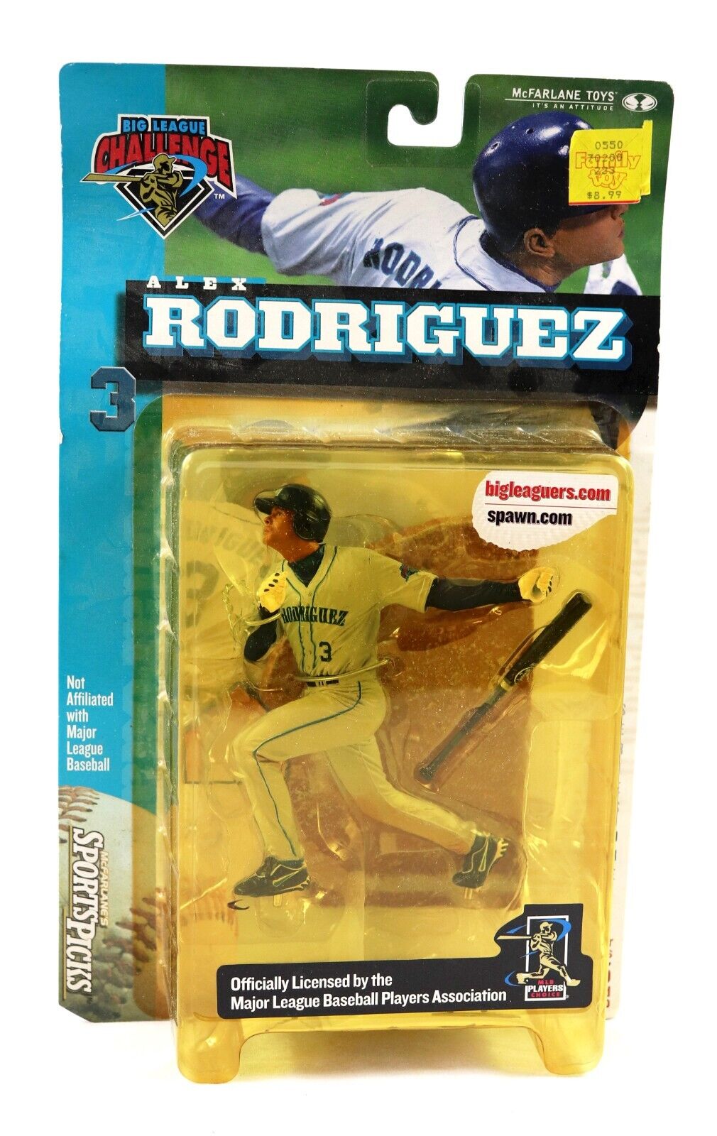 VINTAGE 2000 McFarlane Big League Challenge Alex Rodriguez Action Figure