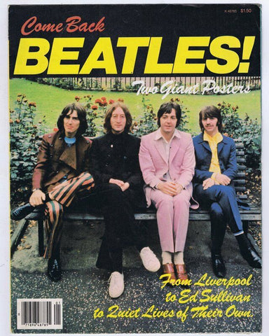 ORIGINAL Vintage 1980 Come Back Beatles Magazine