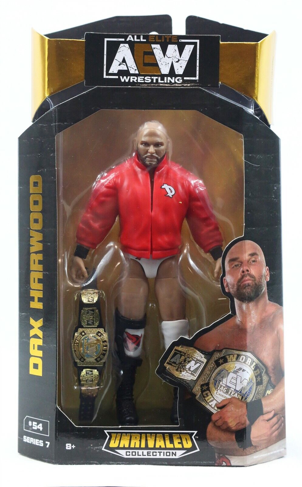 NEW SEALED 2022 AEW Unrivaled Dax Harwood Action Figure