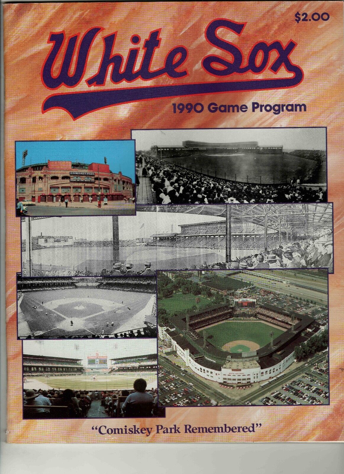 1990 Chicago White Sox Game Program Magazine