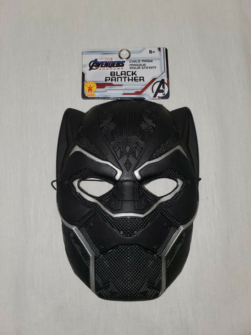 NEW w/ tags Marvel Avengers Black Panther Kids Halloween Plastic Mask