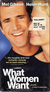 What Women Want VINTAGE SEALED VHS Cassette Mel Gibson Helen Hunt