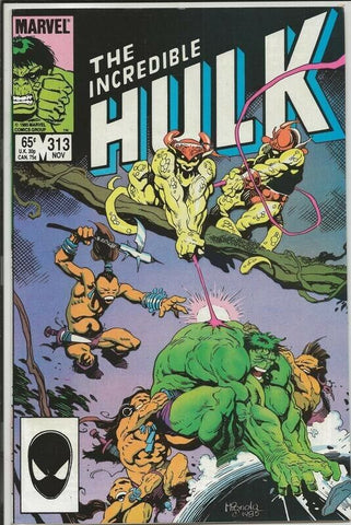 Incredible Hulk #313 ORIGINAL Vintage 1985 Marvel Comics 