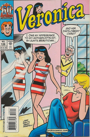 Veronica #126 ORIGINAL Vintage 2002 Archie Comics GGA 