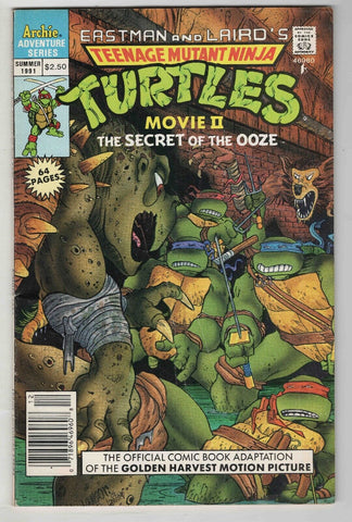 TMNT Movie II Secret of the Ooze Summer 1991 Special Comic Book