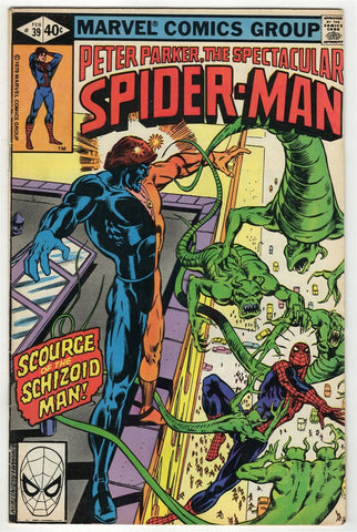 Spectacular Spider-Man #39 ORIGINAL Vintage 1980 Marvel Comics Schizoid Man