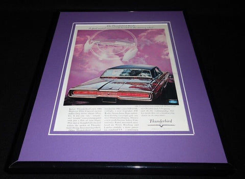 1966 Ford Thunderbird Framed 11x14 ORIGINAL Advertisement 