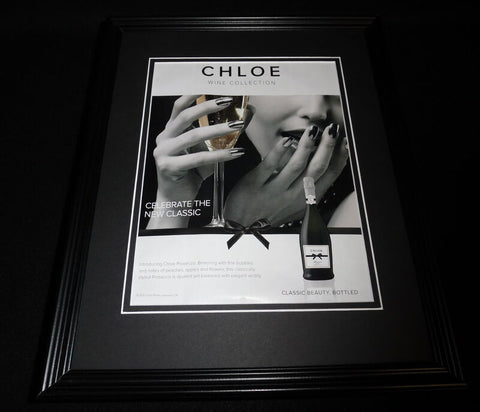 2015 Chloe Wine 11x14 Framed ORIGINAL Advertisement 