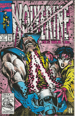 Wolverine #61 ORIGINAL Vintage 1992 Marvel Comics 