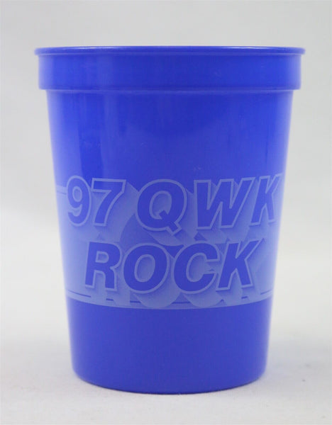 VINTAGE 1990s 97.1 WQWK Radio Elite 11 State College PA Plastic Beer Cup