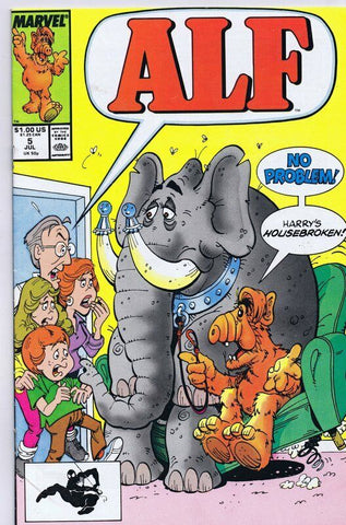 NBC ALF #5 ORIGINAL Vintage 1988 Marvel Comics