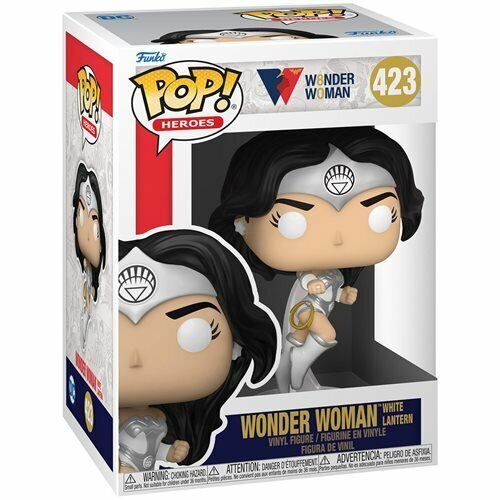 NEW SEALED 2022 Funko Pop Figure DC Wonder Woman 80th White Lantern