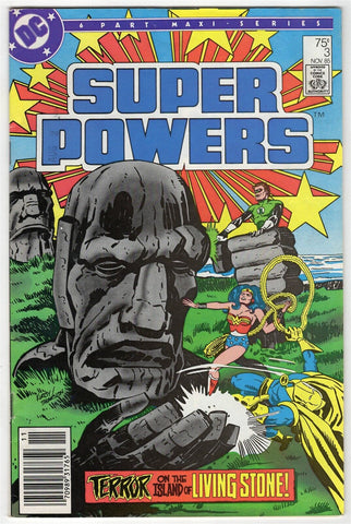 Super Powers #3 ORIGINAL Vintage 1985 DC Comics 