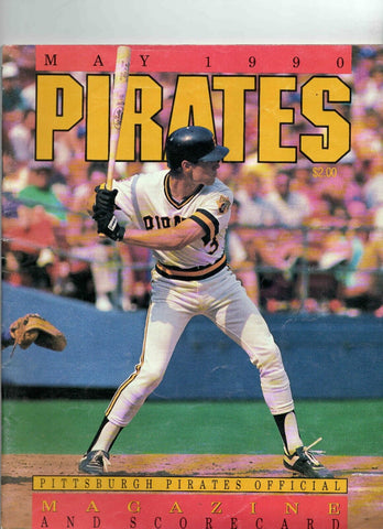 VINTAGE 1990 Pittsburgh Pirates Los Angeles Dodgers Program Scored