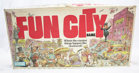 VINTAGE 1987 Parker Brothers Fun City Board Game 