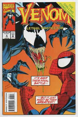 Venom Lethal Protector #6 VINTAGE 1993 Marvel Comics Spider-Man