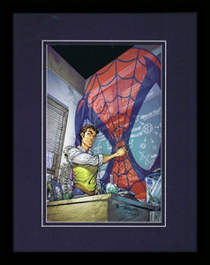 Amazing Spiderman #31 Peter Parker 11x14 Framed Poster Display J Scott Campbell 