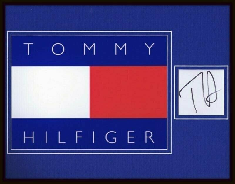 Tommy Hilfiger Signed Framed 11x14 Photo Display  