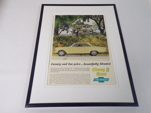 1962 Chevy Nova Framed 11x14 ORIGINAL Vintage Advertisement 