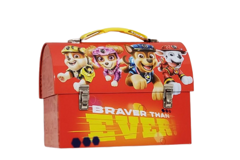 BRAND NEW 2021 TinBox Paw Patrol The Movie Metal Lunch Box Braver Than Ever