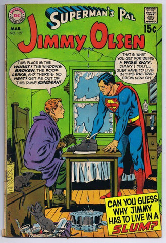 Superman's Pal Jimmy Olsen #127 ORIGINAL Vintage 1970 Comics  