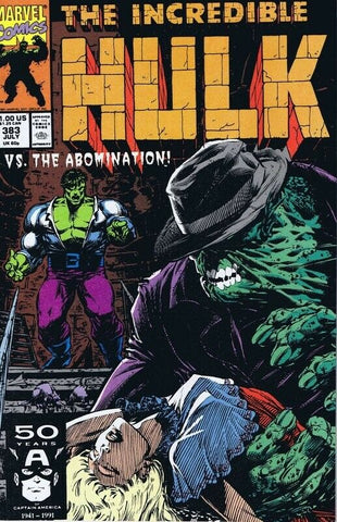 Incredible Hulk #383 ORIGINAL Vintage 1991 Marvel Comics 