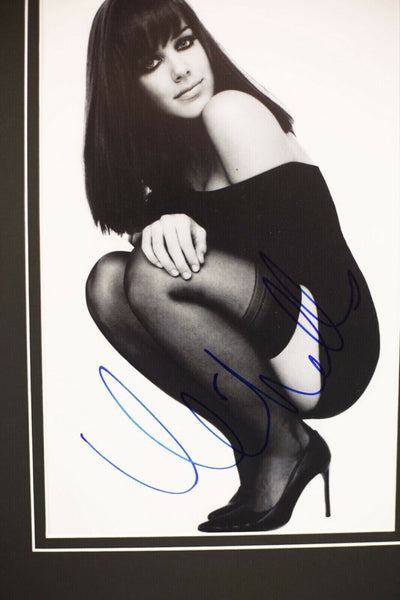 Michelle Ryan Signed Framed 16x20 Stockings Photo Set Bionic Woman