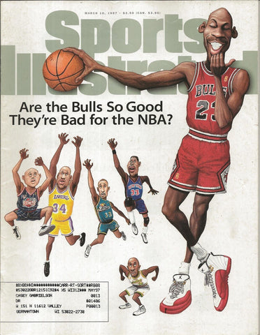 ORIGINAL Vintage March 10 1997 Sports Illustrated Magazine Michael Jordan Bulls