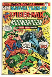 Marvel Team Up #44 VINTAGE 1976 Marvel Comics Spider-Man Moondragon