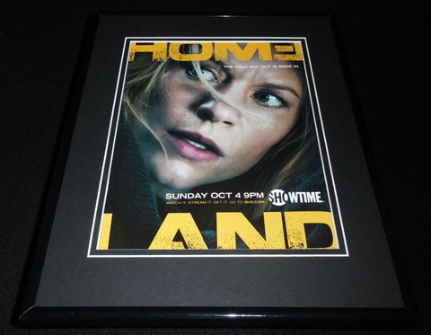 Homeland 2015 11x14 Framed ORIGINAL Advertisement Claire Danes Showtime