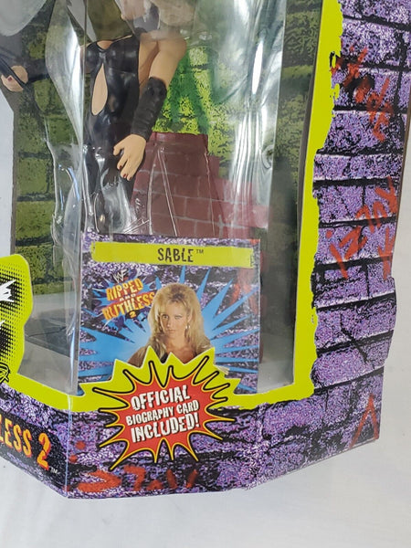 VINTAGE SEALED 1998 WWF Ripped & Ruthless 2 Sable Rena Mero Action Figure