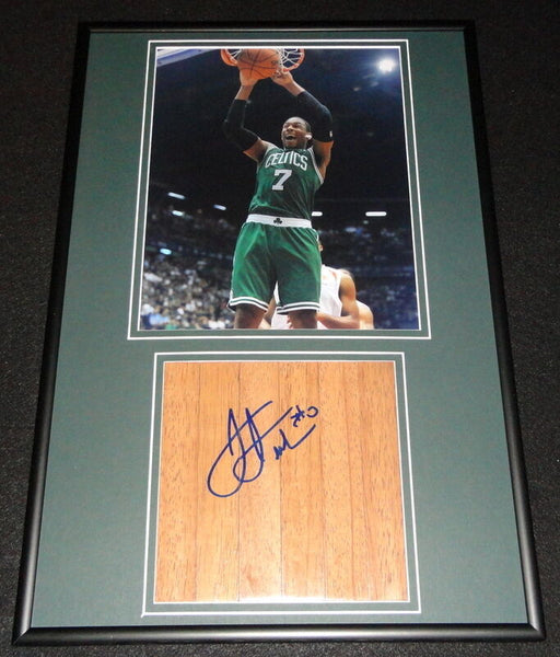 Jared Sullinger Signed Framed Floorboard & Photo Display Celtics Ohio State OSU