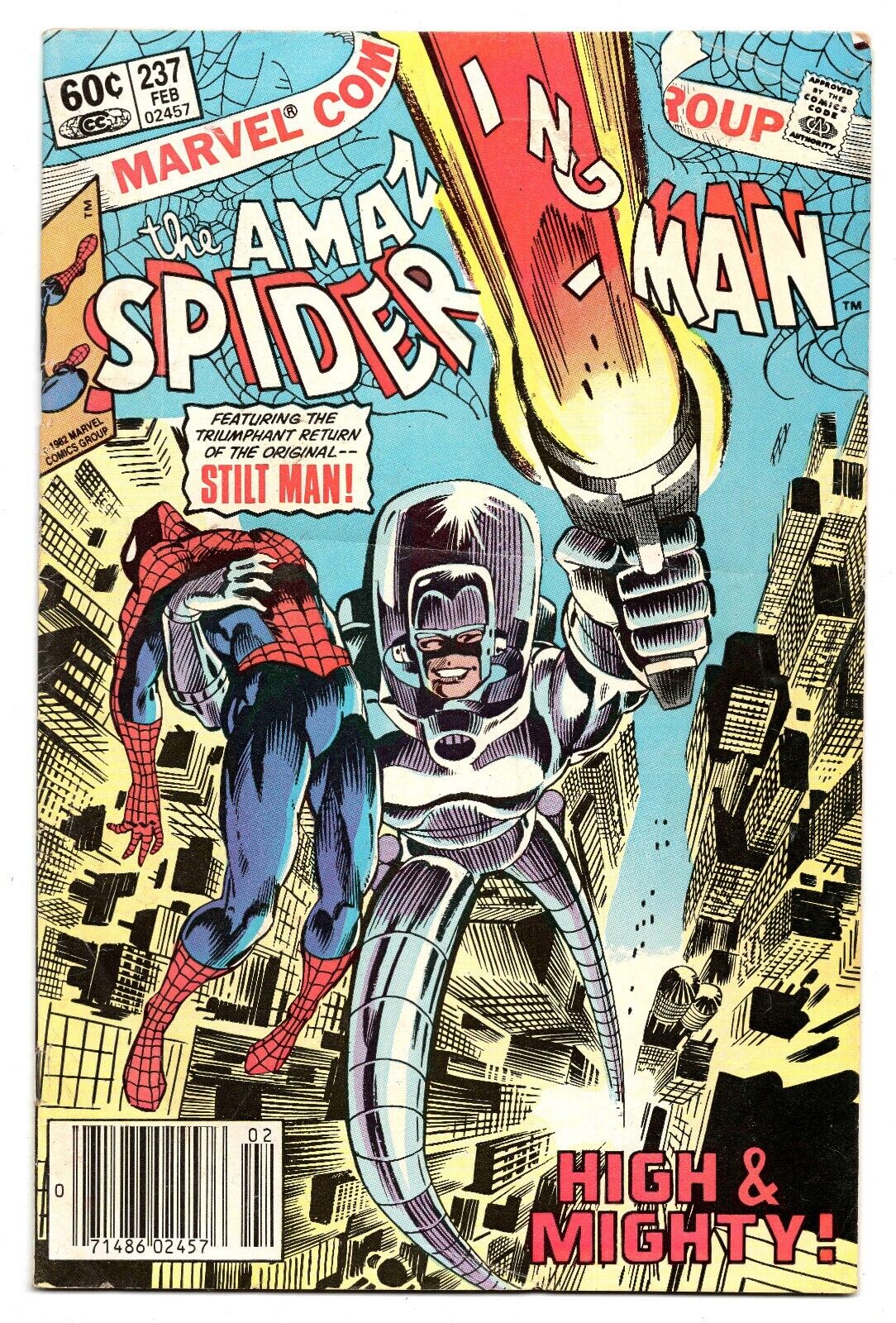 Amazing Spider-Man #237 VINTAGE 1983 Marvel Comics Stilt Man