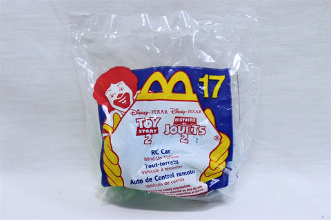 VINTAGE SEALED 1999 McDonald's Toy Story 2 RC Car Wind Up Vehicle