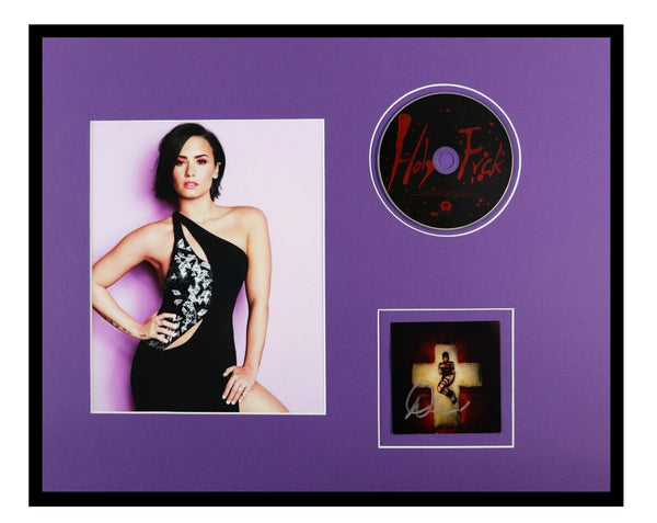 Demi Lovato Signed Framed 16x20 CD & Photo Display