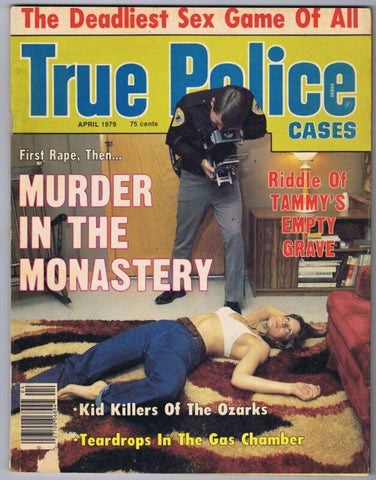 ORIGINAL Vintage April 1979 True Police Cases Magazine GGA