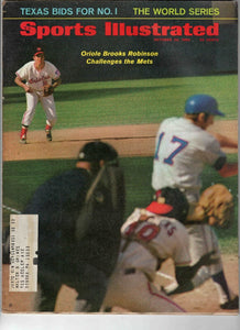 Oct 20 1969 Sports Illustrated Magazine Brooks Robinson Orioles