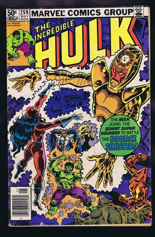 Incredible Hulk #259 ORIGINAL Vintage 1981 Marvel Comics