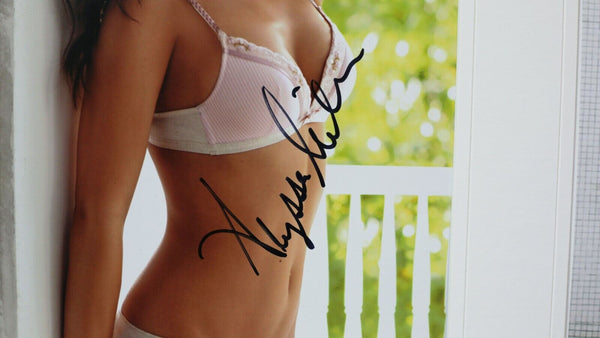 Alyssa Miller Signed Framed 16x20 Lingerie Photo Set