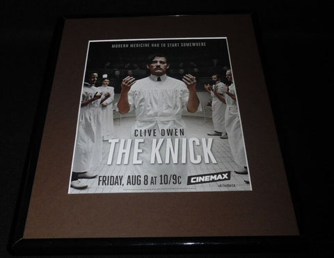 The Knick 2014 Cinemax Framed 11x14 ORIGINAL Advertisement Clive Owen