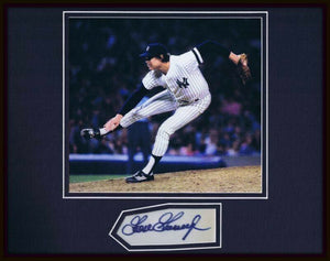 Rich Goose Gossage Signed Framed 11x14 Photo Display Yankees 