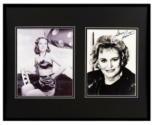 Alexis Smith Signed Framed 16x20 Photo Set JSA 