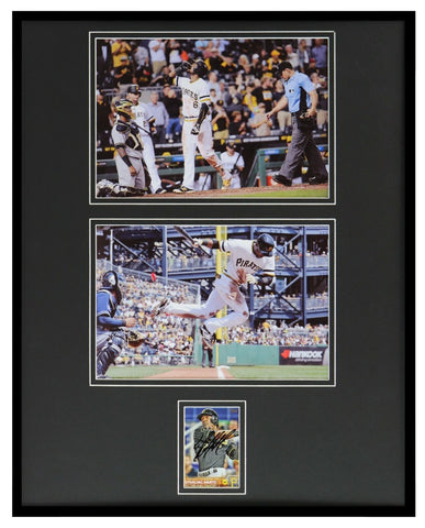 Starling Marte Signed Framed 16x20 Photo Display Pirates