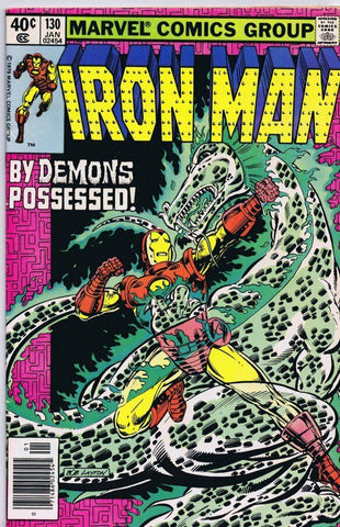 Iron Man #130 ORIGINAL Vintage 1979 Marvel Comics Backlash