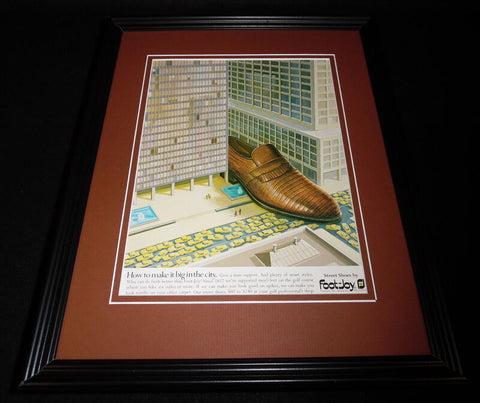 1978 Foot Joy Street Shoes 11x14 Framed ORIGINAL Vintage Advertisement