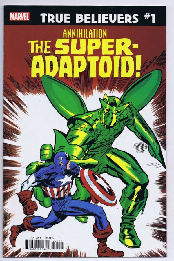 True Believers Annihilation Super Adaptoid #1 2020 Marvel Comics Captain America