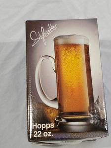 NEW SEALED Stylesetter Hopps Engraved 22 oz Beer Mug FRANK