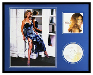 Faith Hill Signed Framed 16x20 Fireflies CD & Photo Set